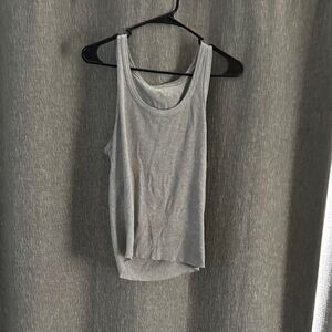 Aerie Light Gray Muscle Tee